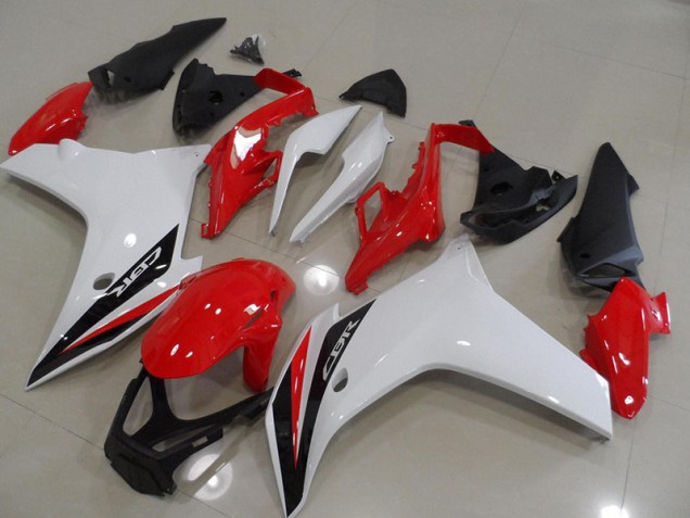 2011-2013 Red Black White Honda CBR600F Motorcyle Fairings