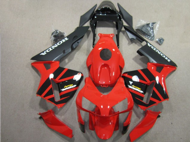 2003-2004 Red Black Honda CBR600RR Motorcycle Fairing