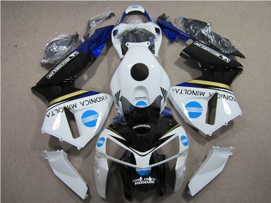 Abs 2005-2006 White Blue Konica Minolta Honda CBR600RR Motorcycle Replacement Fairings