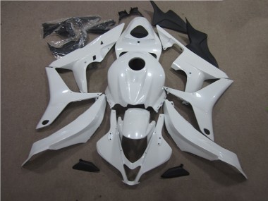 2007-2008 White Honda CBR600RR Bike Fairings