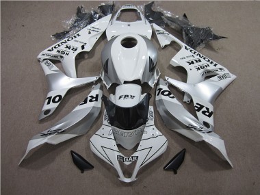 2007-2008 Silver Repsol Honda CBR600RR Bike Fairings