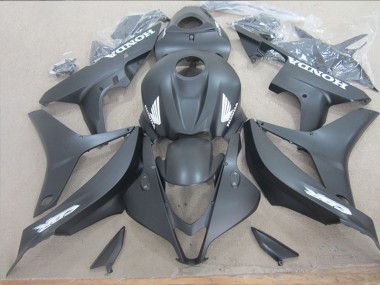 2007-2008 Black White Decal Honda CBR600RR Motorcycle Fairing Kits