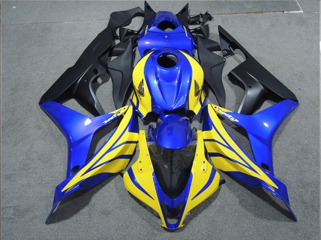 2007-2008 Black Blue Yellow Honda CBR600RR Bike Fairings