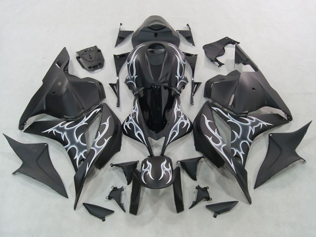 2007-2008 Black Honda CBR600RR Motorbike Fairing Kits