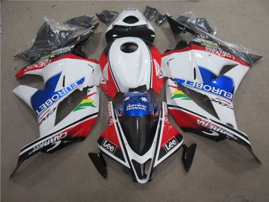 2009-2012 Blue White EUROBET Lee Honda CBR600RR Motorcycle Fairing