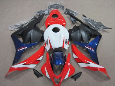 Abs 2009-2012 White Red Blue Honda CBR600RR Motorcycle Fairings Kits