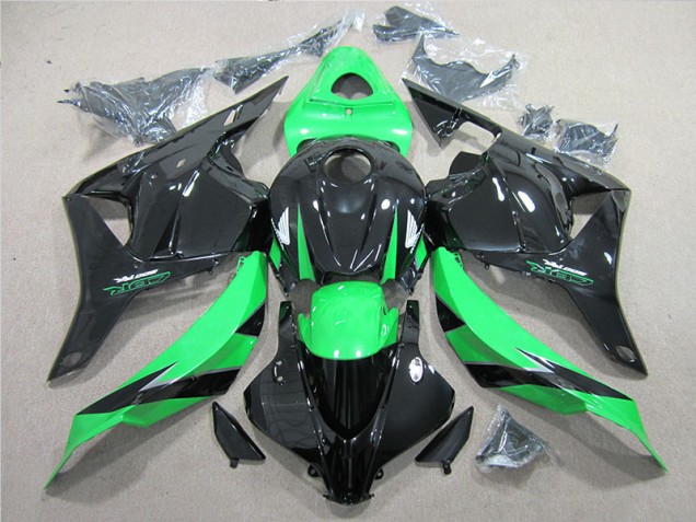 2009-2012 Black Green Honda CBR600RR Moto Fairings