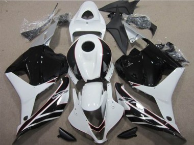 Abs 2009-2012 White Black Honda CBR600RR Motorcycle Fairings Kit