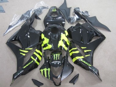 Abs 2009-2012 Black Green Monster Honda CBR600RR Motorcycle Fairing