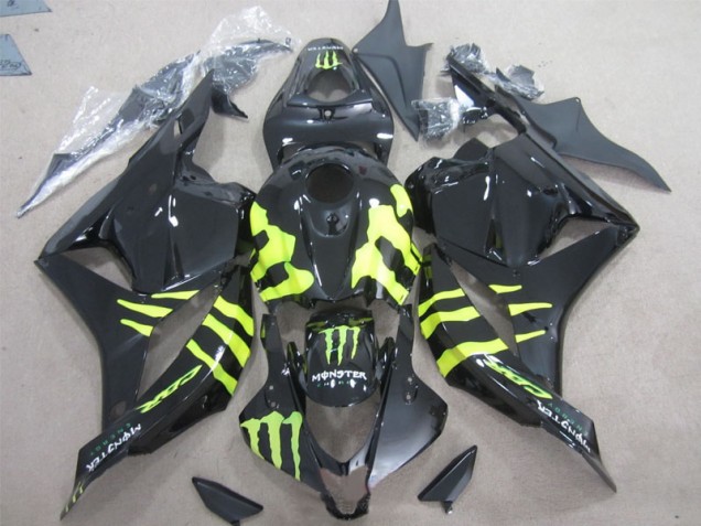 2009-2012 Black Green Monster Honda CBR600RR Motorcycle Fairing