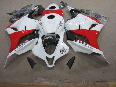 Abs 2009-2012 White Red Honda CBR600RR Motorcycle Fairing Kits