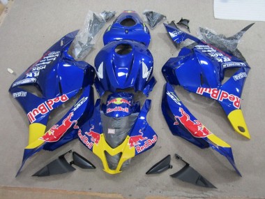 Abs 2009-2012 Blue Red Bull Honda CBR600RR Replacement Motorcycle Fairings