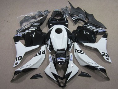 2009-2012 Black White Repsol Honda CBR600RR Motorcycle Replacement Fairings