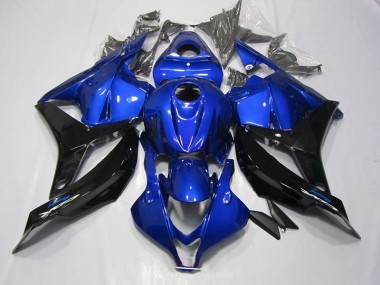 2009-2012 Blue Black Honda CBR600RR Motorcyle Fairings