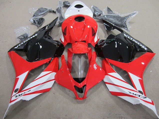 2009-2012 Red Black White Honda CBR600RR Motorcycle Fairings Kit