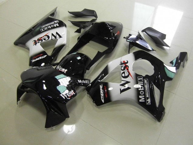 2002-2003 Black West Honda CBR900RR 954 Motorcycle Fairings Kits