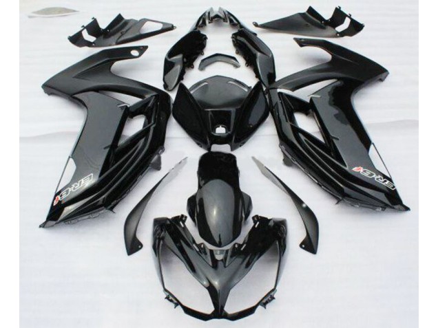 2012-2014 Black Kawasaki ER6F Bike Fairing Kit