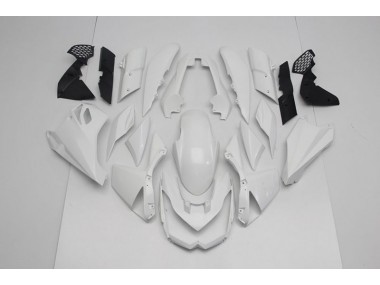 Abs 2007-2009 White Kawasaki Z1000 Motorcyle Fairings