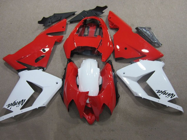 2003-2005 Red White Ninja Kawasaki ZX10R Motorcycle Bodywork