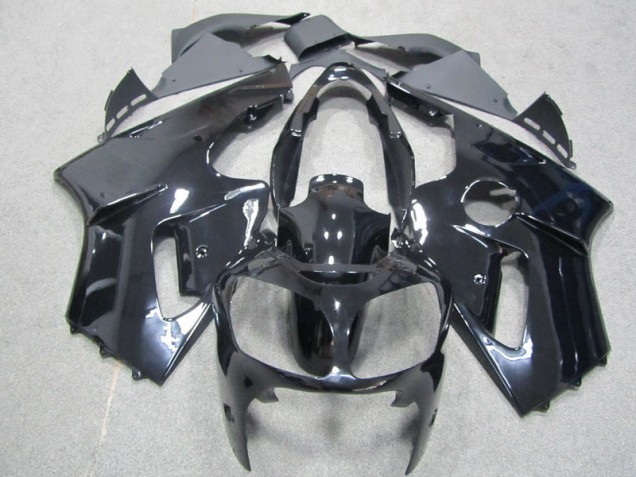 2002-2006 Black Kawasaki ZX12R Motorcycle Fairings Kits