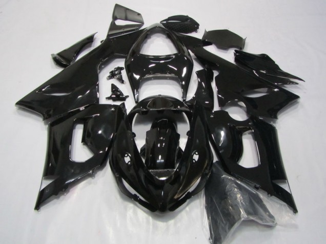 Abs 2005-2006 Black Kawasaki ZX6R Replacement Fairings