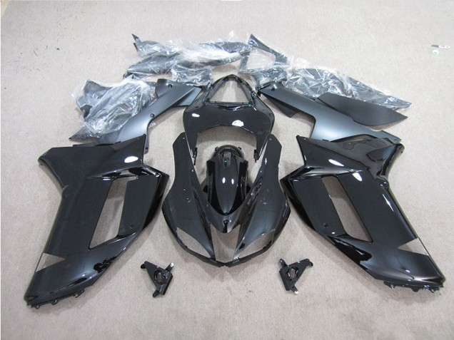 2007-2008 Black Kawasaki ZX6R Motorbike Fairing