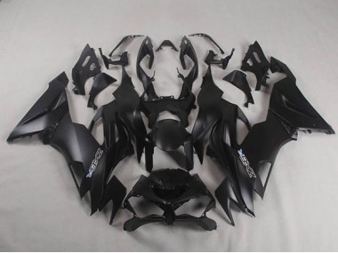 2019-2023 Black Kawasaki ZX6R Replacement Fairings