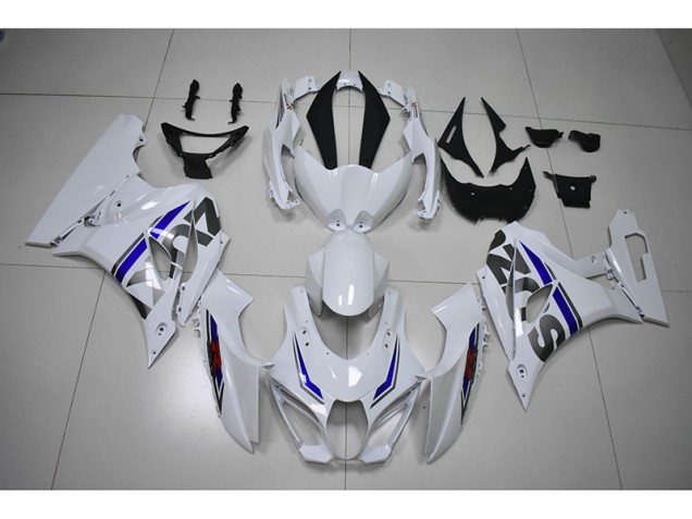 2017-2021 White Suzuki GSXR1000 Replacement Motorcycle Fairings