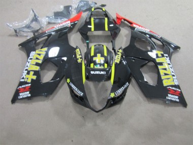 Abs 2003-2004 Black Rizla Suzuki GSXR1000 Motorbike Fairing Kits