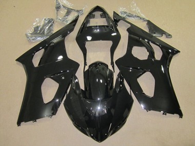 Abs 2003-2004 Gloss Black Suzuki GSXR1000 Motor Fairings