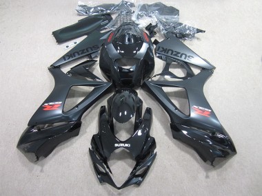 2007-2008 Black Suzuki GSXR1000 Motorcycle Fairing Kits