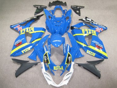 Abs 2009-2016 Blue Rizla Q8 oils Suzuki GSXR1000 Replacement Motorcycle Fairings