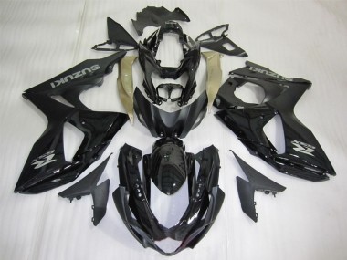 Abs 2009-2016 Black Suzuki GSXR1000 Bike Fairing Kit