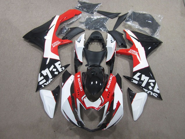 Abs 2011-2021 Black Red White Suzuki GSXR600 Motorcyle Fairings