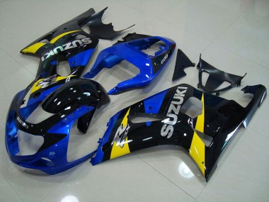 Abs 2001-2003 Blue Black Suzuki GSXR750 Motorbike Fairing Kits