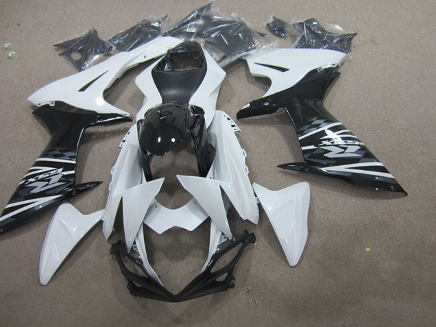 Abs 2011-2021 White Black Suzuki GSXR750 Motorcycle Fairing Kit