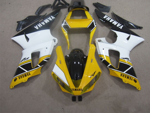 Abs 2000-2001 Yellow White Black Yamaha YZF R1 Motorbike Fairings