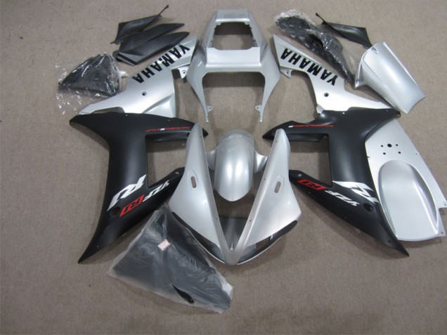 Abs 2004-2006 Silver Black Yamaha YZF R1 Motorcycle Fairings