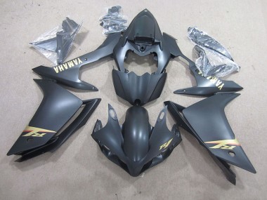 Abs 2007-2008 Black Gold Decal Yamaha YZF R1 Bike Fairings