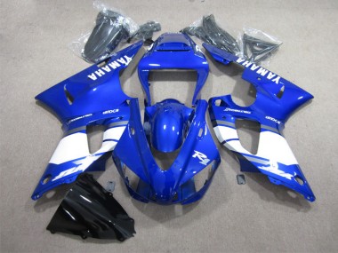 Abs 2009-2011 Blue White Yamaha YZF R1 Moto Fairings