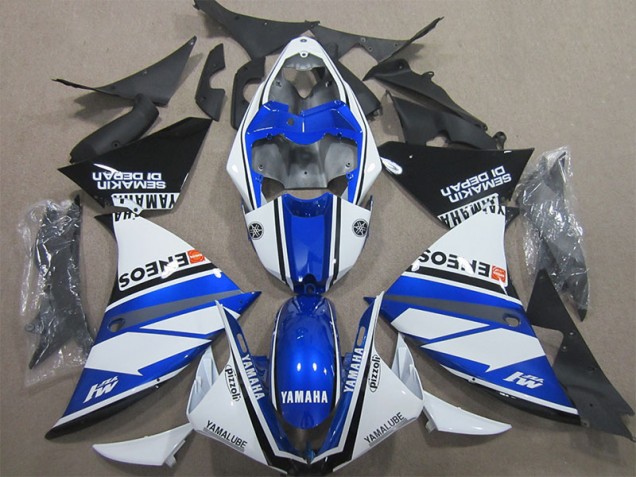 2009-2011 Blue White Yamaha YZF R1 Motorcycle Fairing