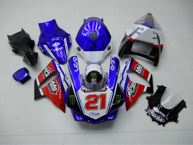 Abs 2015-2019 Blue Red KGN 21 Yamaha YZF R1 Motorbike Fairing