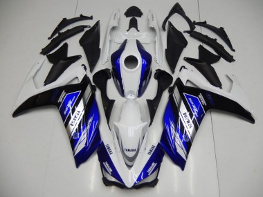 Abs 2015-2022 Blue White Yamaha YZF R3 Motorcycle Fairing