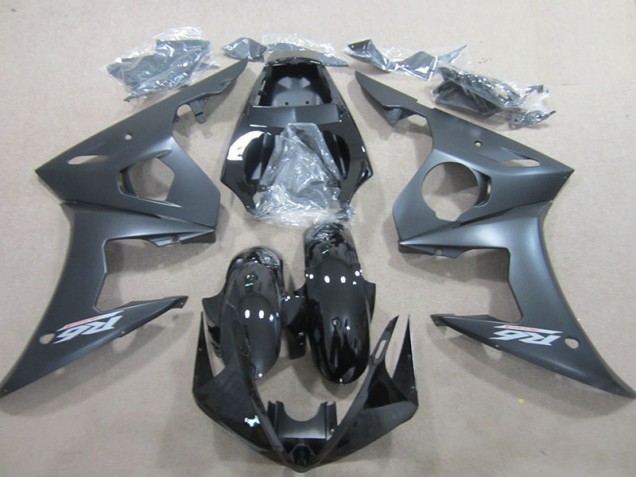 Abs 2003-2005 Black Yamaha YZF R6 Bike Fairing Kit