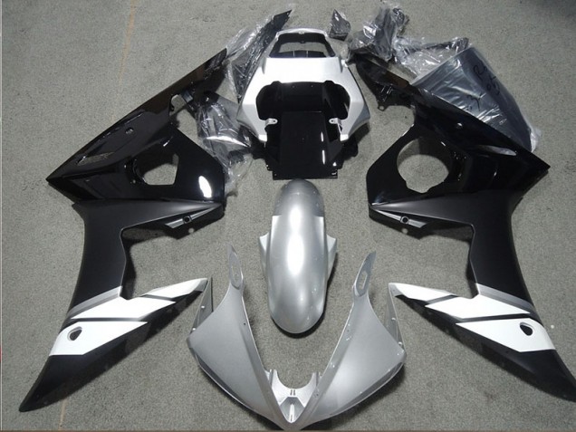 2003-2005 Black Yamaha YZF R6 Motorcycle Fairing Kit