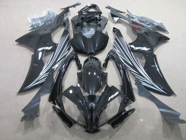 Abs 2006-2007 Black Yamaha YZF R6 Motorcycle Fairings