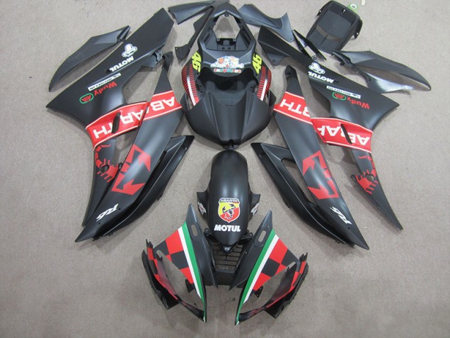 Abs 2006-2007 Black Motul 46 Yamaha YZF R6 Moto Fairings