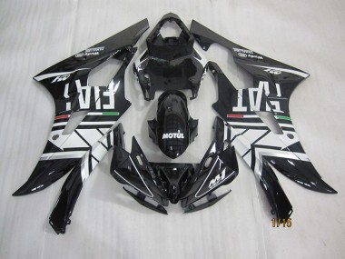 Abs 2006-2007 Black White Motul Fiat Yamaha YZF R6 Motorcycle Fairings